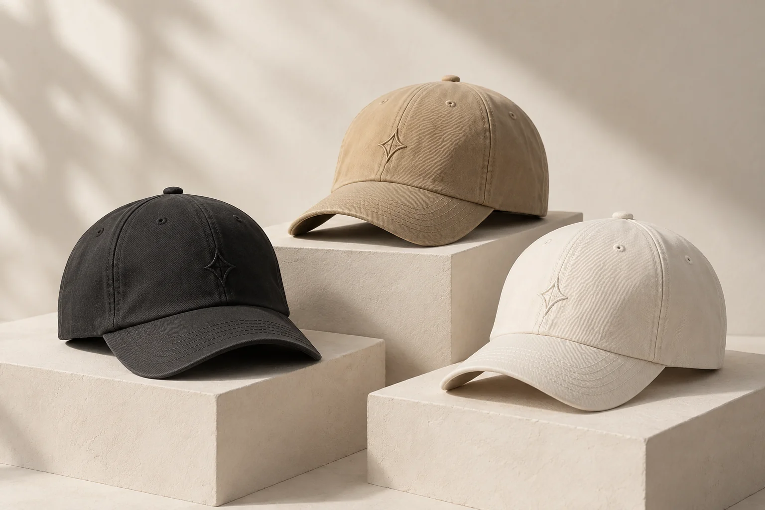 Visualización ilustrativa de gorras personalizadas